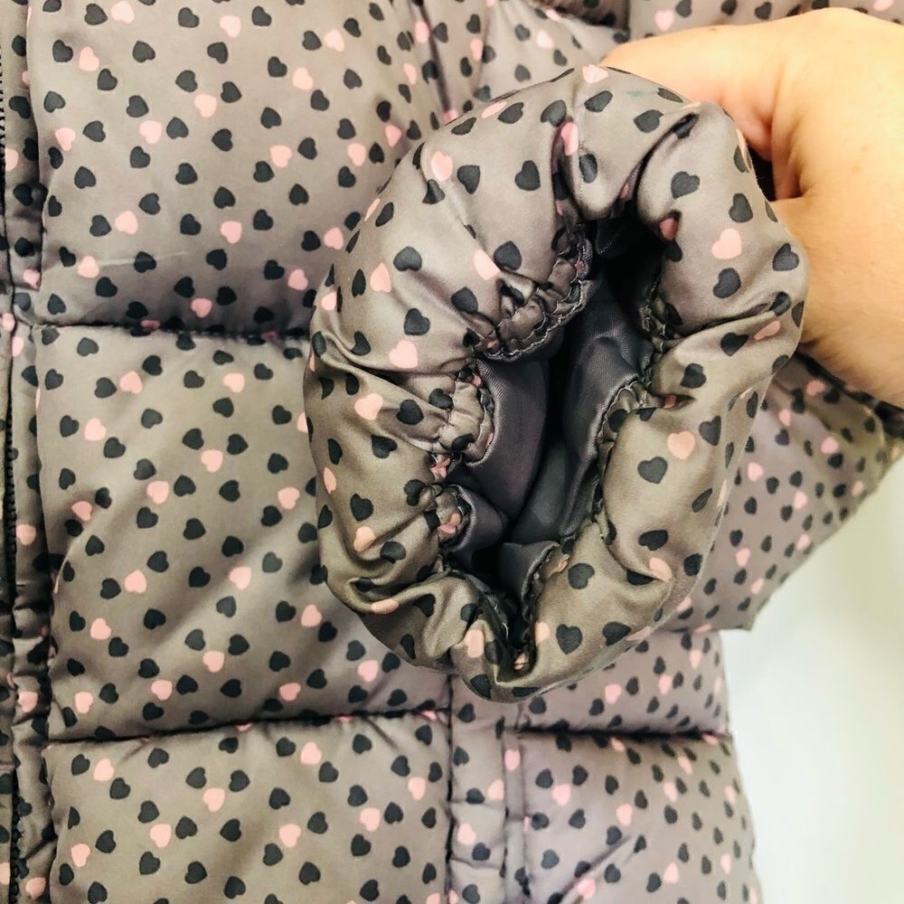 Sfera Girls’ Mini-hearts Puffer Jacket - Picture 6 of 8